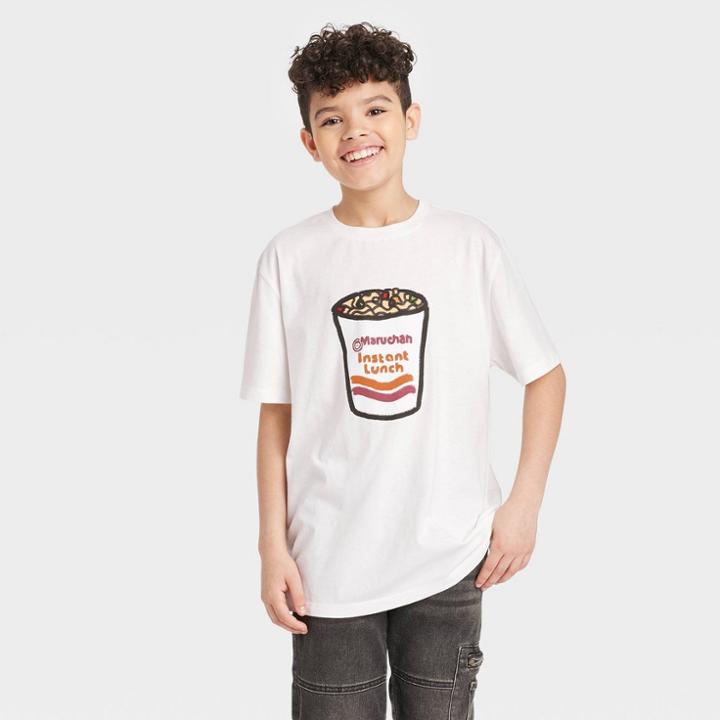 Kids' Maruchan Ramen Graphic Short Sleeve T-shirt - Art Class White
