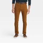 Men's Slim Straight Corduroy 5-pocket Pants - Goodfellow & Co Brown