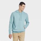 Men's Standard Fit Hooded Sweatshirt - Goodfellow & Co Blue