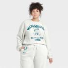 Women's Disney Plus Size The One And Only Mickey Mouse Graphic Sweatshirt - White