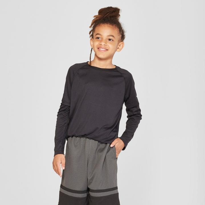 Boys' Long Sleeve Tech T-shirt - C9 Champion Black