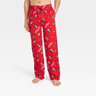 Men's Stranger Things Pajama Pants - Red