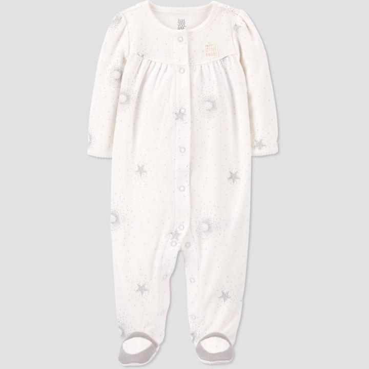 Baby Girls' Mommy's Angel Footed Pajama - Just One You Made By Carter's Off-white Newborn