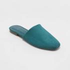Women's Thea Flats And Slip Ons - A New Day Teal