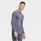 Men's Long Sleeve Fitted Cold Mock T-shirt - All In Motion Gray M, Men's,