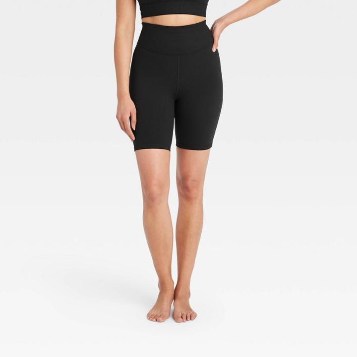 Women's Contour Flex Ultra High-rise Bike Shorts - All In Motion Black