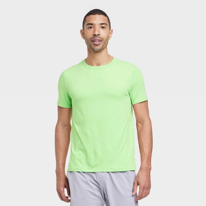 Men's Short Sleeve Performance T-shirt - All In Motion Candy Green