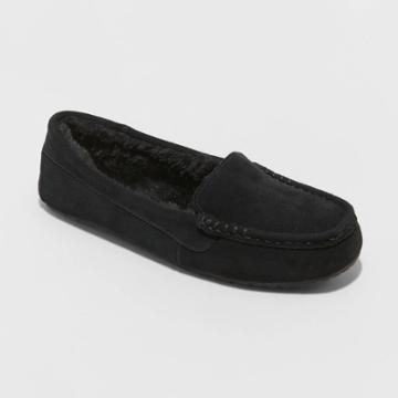 Women's Gemma Moccasin Slippers - Stars Above Black