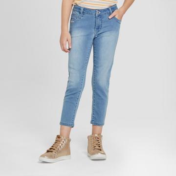 Girls First Girls' First Rachelle Bling Crop Short Jeans - Blue