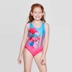 Girls' Trolls One Piece Swim Suit - S, Girl's, Size: Small,