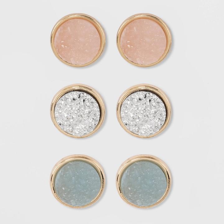 Sugarfix By Baublebar Lustrous Stud Earring Set, Girl's,