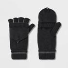 Men's Convertible Mittens With Fleece Lined - Goodfellow & Co Black