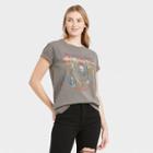 Women's David Bowie Front & Back Short Sleeve Graphic T-shirt - Heather Gray