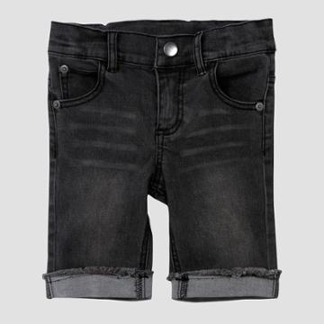 Toddler Boys' Afton Street Denim Shorts - Black
