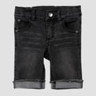 Toddler Boys' Afton Street Denim Shorts - Black