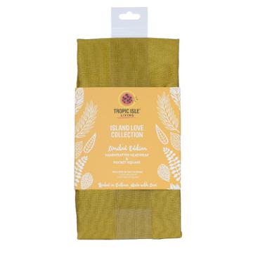 Tropic Isle Living Island Love Collection Limited Edition Handcrafted Headwrap & Pocket Square - Sunset Of Africa, Kids Unisex,