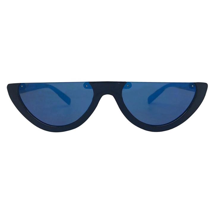 Women's Oval Shaped Sunglasses - Wild Fable Black
