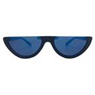 Women's Oval Shaped Sunglasses - Wild Fable Black