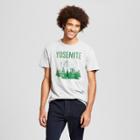 Men's California Yosemite National Park Short Sleeve Crew Neck T-shirt - Awake - Gray
