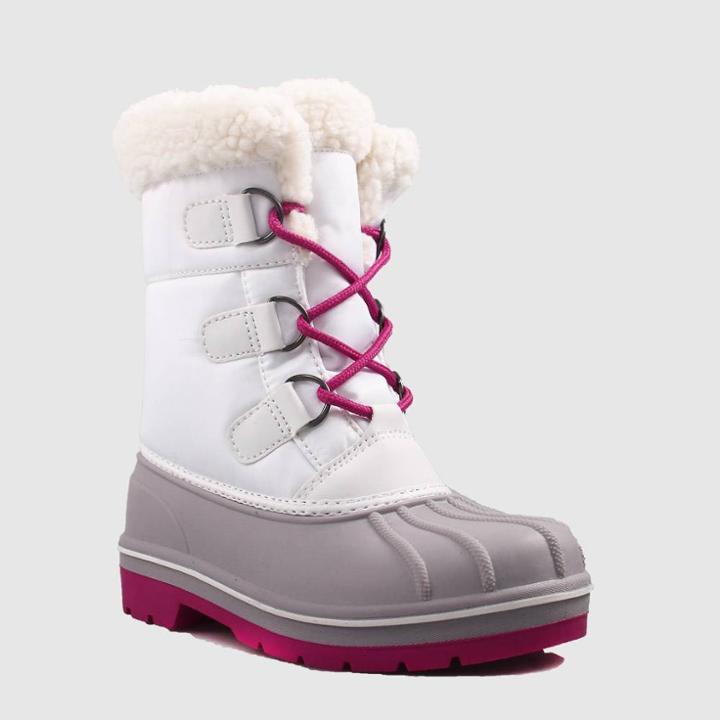 Girls' Roma Winter Boots - Cat & Jack White