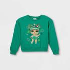 Girls' L.o.l. Surprise! Clover Pullover Sweatshirt - Green