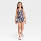 Girls' Sea Life One Piece Swimsuit Dress - Cat & Jack Blue