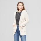 Women's Long Sleeve Cardigan Open Layering - Universal Thread Blush