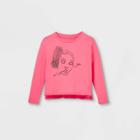 Well Worn Black History Month Kids' Silhouette Long Sleeve T-shirt - Pink
