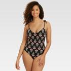 Beach Betty By Miracle Brands Women's Slimming Control One Piece - Black