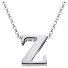 Distributed By Target Women's Sterling Silver 'z' Initial Charm Pendant -