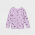 Toddler Girls' Unicorn Cozy Long Sleeve T-shirt - Cat & Jack Purple