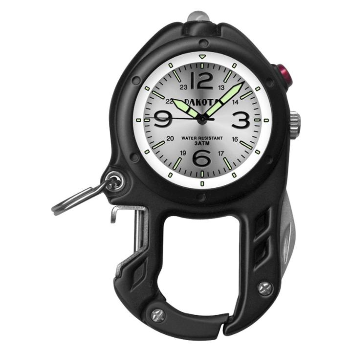 Target Men's Dakota Bottle Opener And Led Light Clip Watch - Black