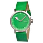 Women's Simplify The 200 Watch With Unique Cut-out Hour Display - Green