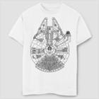 Boys' Star Wars Millennium Falcon T-shirt - White