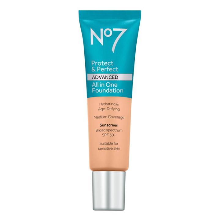 No7 Protect & Perfect Advanced All In One Foundation Toffee Spf