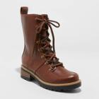 Women's Cade Lace Up Fashion Boots - Universal Thread Brown