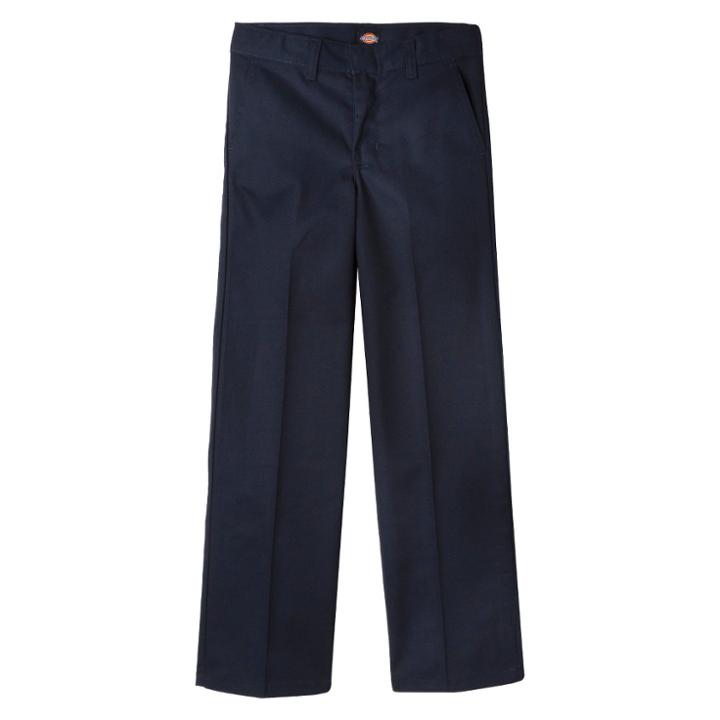 Dickies Boys' Flexwaist Flat Front Pants - Dark Navy