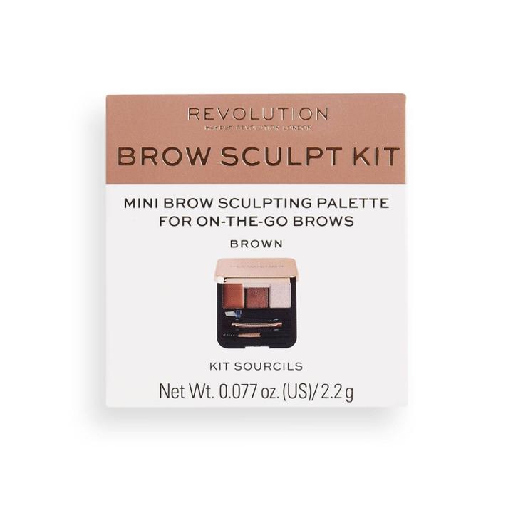 Revolution Beauty Brow Sculpt Kit - Brown