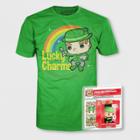 Kids' Funko Lucky Charms Short Sleeve T-shirt With Toy - Green Xl, Kids Unisex