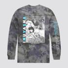 Men's Inuyasha Long Sleeve Graphic T-shirt - Gray Wash