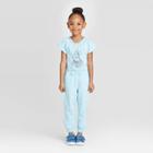 Petitetoddler Girls' Short Sleeve Disney Elsa Jumpsuit - Blue