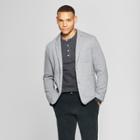 Men's Standard Fit Knit Blazer - Goodfellow & Co Heather Gray