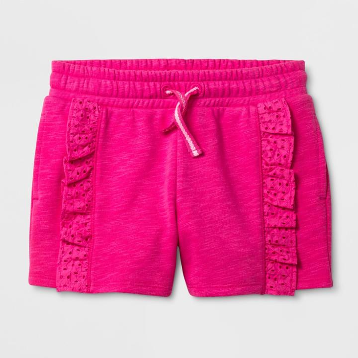 Girls' Elevated Ruffle Shorts - Cat & Jack Hot