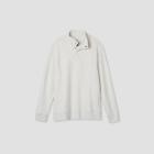 Men's Tall Standard Fit 1/4 Snap Fleece Sweatshirt - Goodfellow & Co
