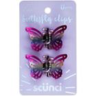Scünci Scunci Metal Butterfly Jaw Clips - 2pk,