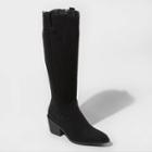 Women's Barb Tall Western Boots - Universal Thread Black