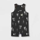 Toddler Boys' Surfboard Romper - Art Class Black