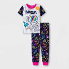 Toddler Girls' 2pc Nasa Snug Fit Pajama