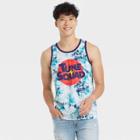 Men's Space Jam Tie-dye Tank Top - Blue