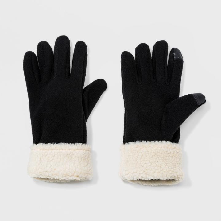 Chaos Women's Faux Shearling Glove - Black